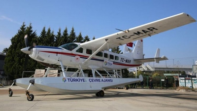 Kirlilikleri tespit eden deniz uçağı, Marmara Denizi'ni de denetleyecek