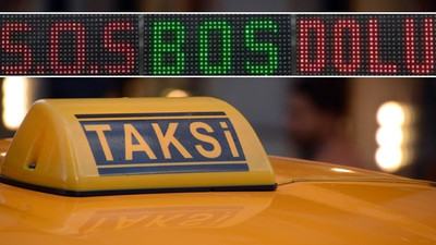 S.O.S., dolu, boş... Taksilerde "tepe lambası" dönemi başladı