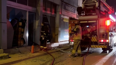 Tatlı imalathanesinde patlama, ardından yangın!