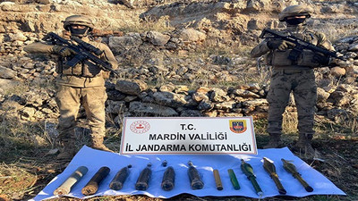 Terör örgütünün mühimmat deposuna ağır darbe!