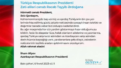 Azerbaycan’dan Türkiye'ye 370 kişilik yardım ekibi