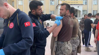 Deprem bölgesinde tetanos aşısı