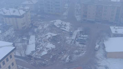 Elbistan'daki yıkım havadan görüntülendi