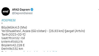 Gürcistan'da deprem oldu: Artvin'de de hissedildi!
