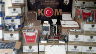 İzmir’de gümrük kaçağı sigara ve makaron operasyonu