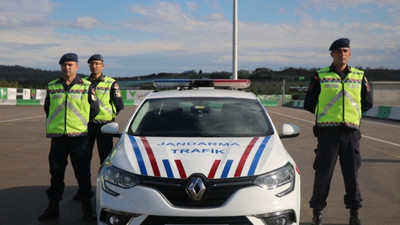 Jandarma bölgesindeki trafik kazaları azaldı