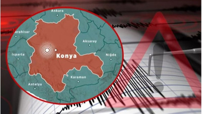 Konya'da 4.3 büyüklüğünde deprem meydana geldi!