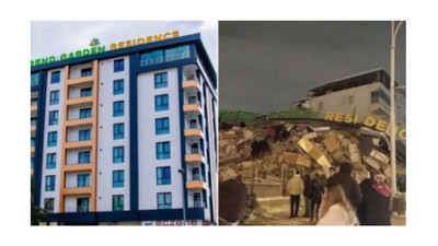 Malatya'da yıkılan binanın üç yıllık olduğu iddiası