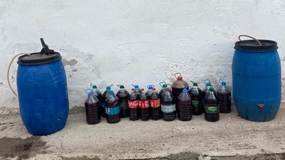Tekirdağ'da 454 litre 'sahte içki' ele geçirildi