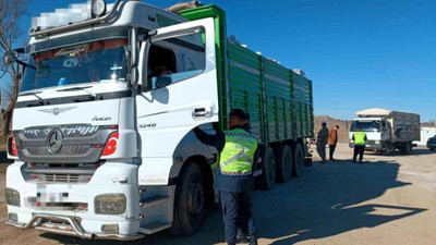 Tonajlı araç denetimleri sürüyor! Araçlar tek tek durduruluyor