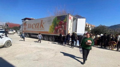 Uçak Kardeşler’den depremzedelere destek: Dev tır filosu yardımları ulaştırıyor