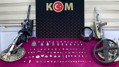 Roma, Bizans ve Osmanlı dönemlerine ait; 92 parça tarihi eser ele geçirildi