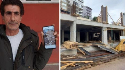 İnşaat çalışanından yapımına devam edilen 8 katlı binayla ilgili vahim iddia! "Kiriş ve kolonları toprakla doldurdular"