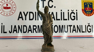 Jandarmadan tarihi eser operasyonu: Bronz heykel satarken yakalandılar