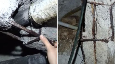 Kirişler kesilmiş, kolonlar dökülüyor: "Korkudan uyuyamıyoruz"