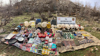 Mardin’de jandarmadan teröre ağır darbe! PKK'ya ait patlayıcı ve yaşam malzemesi ele geçirildi