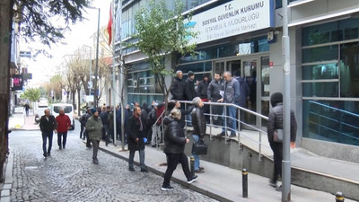 SGK önlerinde EYT kuyruğu oluştu