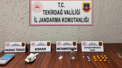 Tekirdağ’da jandarma uyuşturucuya geçit vermiyor: 2 adrese operasyon