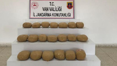 Van'da jandarmadan uyuşturucu operasyonu: 100 kilo toz esrar ele geçirildi