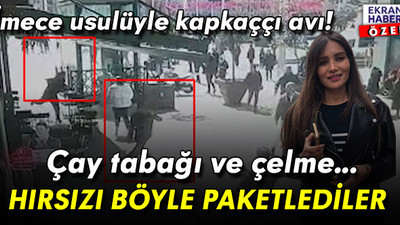 Çay tabağı ve çelme... İmece usulüyle kapkaççı avı! Hırsızı böyle paketlediler