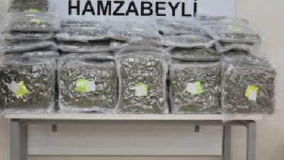 Edirne'de 63 kilo uyuşturucu ele geçirildi