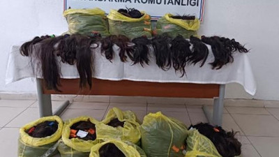 Jandarma’dan kaçakçılara operasyon: 1,5 milyon liralık saç ele geçirildi