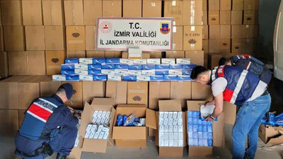 Piyasa değeri 5 milyon lira! Jandarma’dan sigara kaçakçılarına operasyon