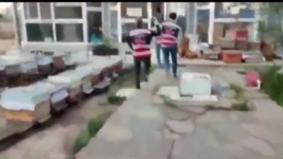 ESRARLI BAL ÜRETİCİSİ YAKAYI ELE VERDİ