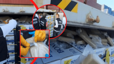 Mersin Limanı'nda kilolarca kokain ele geçirildi