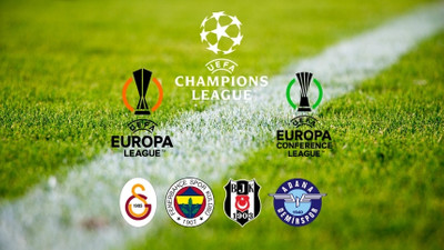 Galatasaray, Fenerbahçe, Beşiktaş ve Adana Demirspor'un Avrupa'daki rakipleri belli oldu!