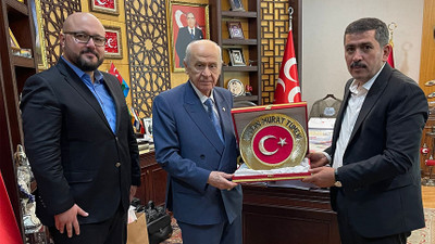 Türkmen komutandan Devlet Bahçeli'ye ziyaret