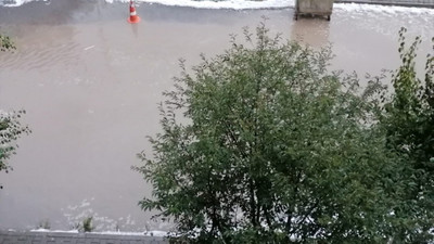 Kars'ta dolu etkili oldu