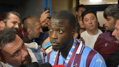 Trabzonspor'un yeni transferi Nicolas Pepe Trabzon'a geldi