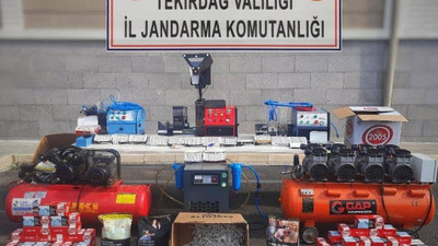 Tekirdağ'da 400 bin TL değerinde kaçak sigara operasyonu