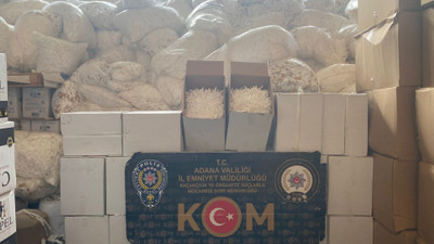 Adana'da 60 milyon 750 bin kaçak makaron ele geçirildi