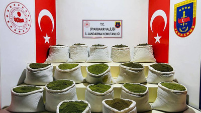 Diyarbakır’da 1 ton 354 kg esrar ele geçirildi