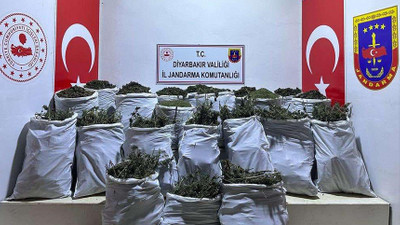 Diyarbakır’da 6 ayrı noktada 543 kilo esrar ele geçirildi