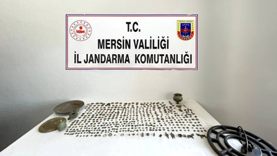 Mersin'de tarihi eser operasyonu