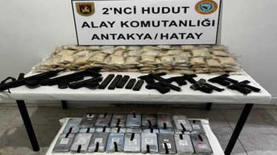 Hudut hattında çok sayıda silah ve uyuşturucu ele geçirildi