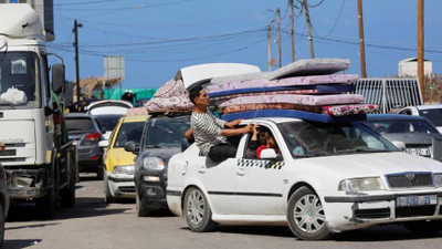 İsrail göçe zorladığı yarım milyon Filistinlinin, Gazze’nin güneyine geçtiğini duyurdu