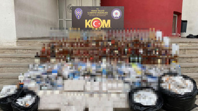 Binlerce litre kaçak içkiyi piyasaya süreceklerdi, polis göz açtırmadı