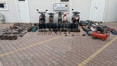 Jandarmadan çalıntı motor değişim atölyesine operasyon