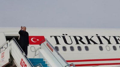 Cumhurbaşkanı Erdoğan Özbekistan'a gitti