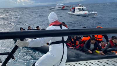 Bodrum'da 33 düzensiz göçmen kurtarıldı
