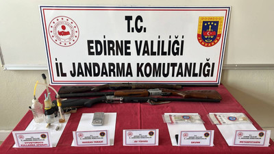Edirne’de zehir tacirlerine geçit yok: Jandarmadan 5 kişiye gözaltı