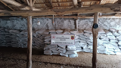 Jandarma sahte barkotlu 27 ton gübre ele geçirdi