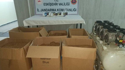 Jandarmadan kaçak tütün operasyonu: 35 bin liralık malzeme ele geçirildi