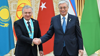 TDT'den Özbekistan Cumhurbaşkanına 'Türk Dünyası Ali Nişanı'