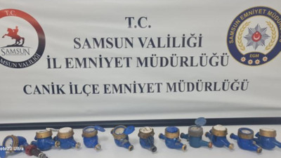 Farklı adreslere dadanmışlardı: Su saati hırsızları yakalandı