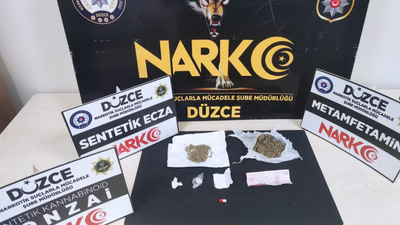 Düzce'de uyuşturucu satıcılarına operasyon: 2 gözaltı